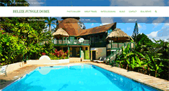 Desktop Screenshot of belizejungledome.com